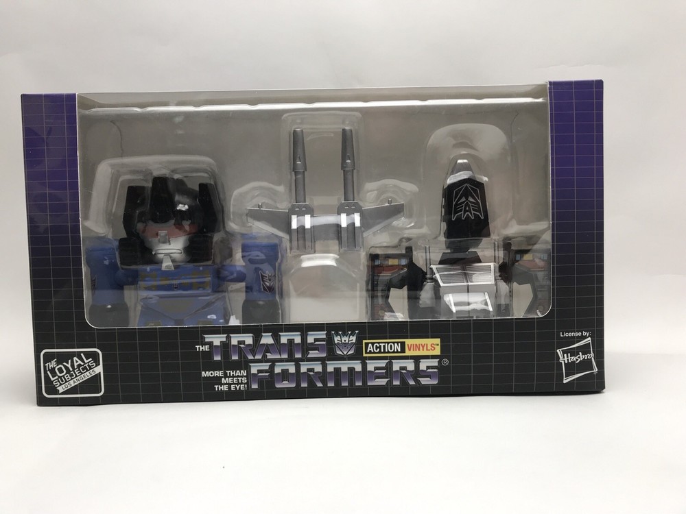 Transformers Rumble & Laserbeak Action Vinyls 2015 San Diego Comic Con Exc C9