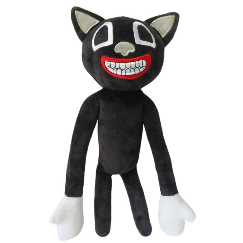 31cm Cartoon Cartoon Cat Plush Toy Bendable Horror Character Soft Stuffed Doll G