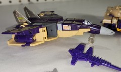 Two Blitzwing Figures One Near Complete Vintage 1985 G1 Transformers Action