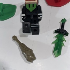 K50 Tube Heroes Action Figures Lot of 2 & Accessories Jazwares 2015 Sword Shield
