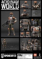 1/18 Scale Acid Rain World FAV-A121 Spencer Limited Full Action Figure H3.9in