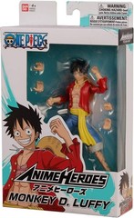 Collectible Anime Heroes Monkey D. Luffy – 16.5cm Action Figure with Accessories