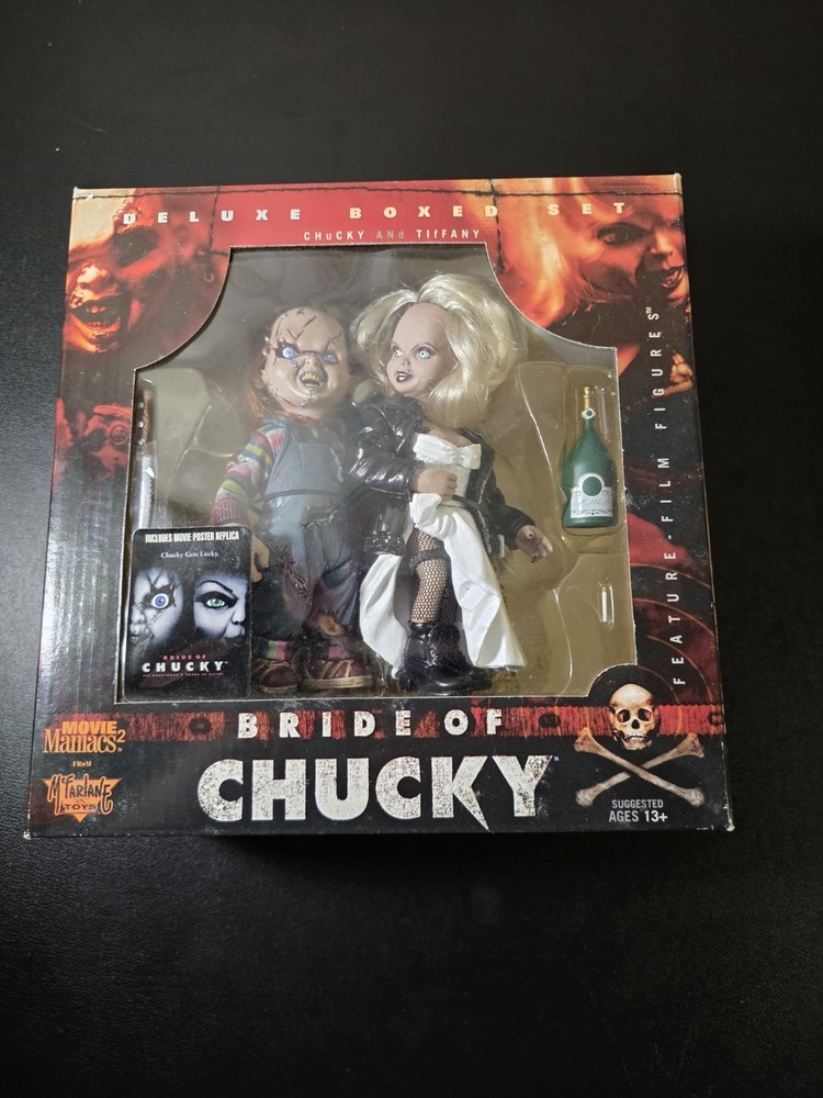 MOVIE MANIACS Child’s Play Bride of Chucky Deluxe Boxed Set McFarlane Toys