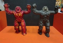 Vintage Inhumanoids Magnokor Granite Leader Lava Rock Monster 1986