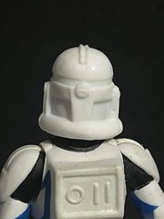 Star Wars The Clone Wars Custom Phase 2 Trooper Helmet Only X1 Removable Resin