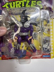 1991 TMNT Super Shredder & Card Back Teenage Mutant Ninja Turtles SEE DESC