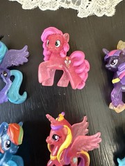 My Little Pony G4 Blind Bag Mini Figure Lot 8 Glitter Translucent MLP Hasbro