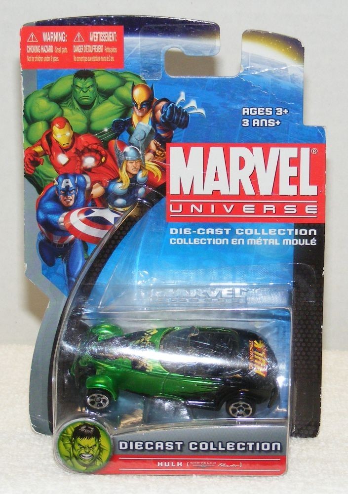 NIP 2011 HOT WHEELS MAISTO MARVEL UNIVERSE HULK DIE CAST CAR