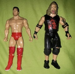 Jakks ECW WWE RVD Sandman Sabu Taz Foley Dudley Figure Lot