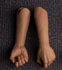 1/6 WORLDBOX Male AT020 Seamless Action Figure One-piece Forearm For AT011 AT025