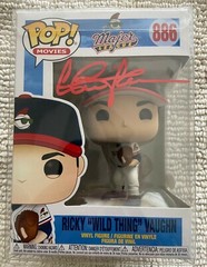 Charlie Sheen signed Funko Pop Major League – Ricky Vaughn, JSA Cert