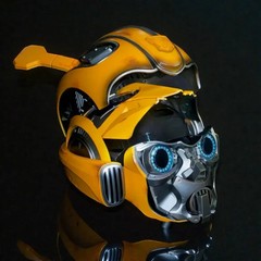 Original Killerbody 1:1 Bumblebee Helmet-English Voice Control, Cosplay Mask