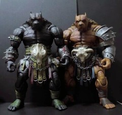 Xesray Studios Fit Only-Head Combatants Fight For Glor Pit Bull Dog No Figure
