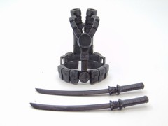 Custom 1:12 Ninja Load-Out Weapons and Accessory Set for 6″ GI JOE Classified