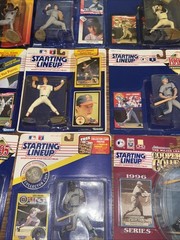 Huge Lot MLB Kenner Starting lineup SLU Nolan Ryan Bonds Clemente Collection