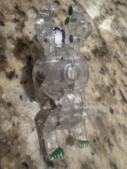 Bakugan New Vestroia BakuCrystal Verias 620G Clear Translucent B3 Blue Beard