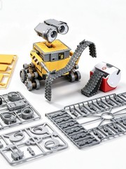 Pop Mart GONG WALL·E Robot Mobilization Kawara Tsutomu Assembly Figure Model Kit