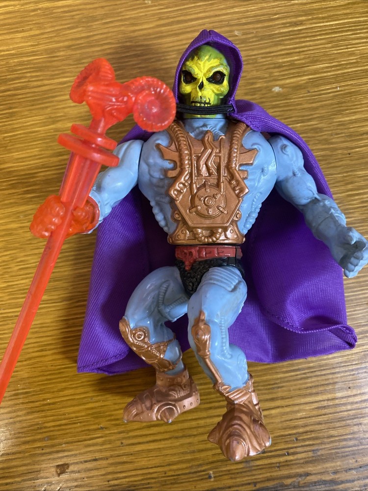 Vintage 1987 MOTU Laser Light Skeletor Mattel Italy Rare Grail Figure