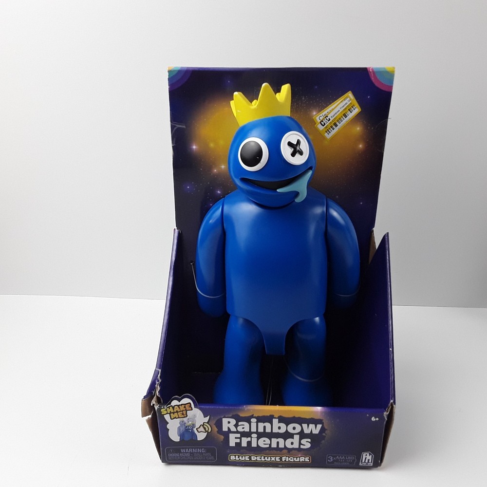 Phat Mojo Rainbow Friends Blue Deluxe Talking Figure Shake Me Action Figure