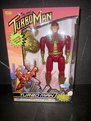 Turbo Man Deluxe 13 1/2 Inch Fully Posable – Jingle All The Way! Mint In Box