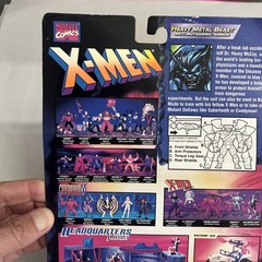 X-Men Mutant Armor Series Professor Xavier & Heavy Metal Beast Lot Of 2