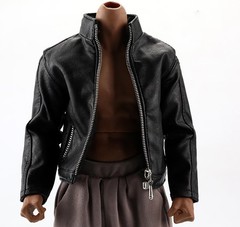1/6 Short Coat Casual Leather Jacket Fit 12” Action Figure