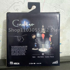 3PCS Neca Coraline Figure Anime Coraline & the Secret Door Crooked Character Act