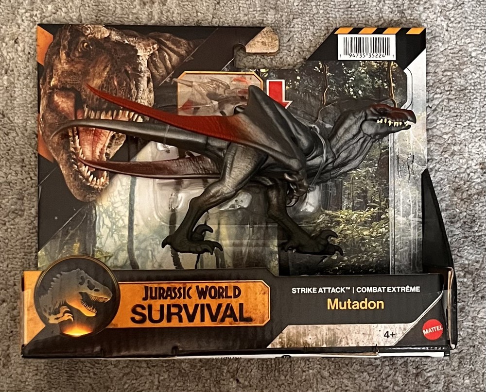 Jurassic World Survival Strike Attack Mutadon Action Figure Mattel 4+ New