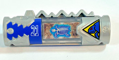Power Rangers Dino Charge Archelon Dino Charger #21 Blue Silver 2014 Bandai