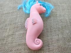 Vintage G1 My Little Pony Wavedancer Sea Pony 1984 Hasbro Pink Blue Hair