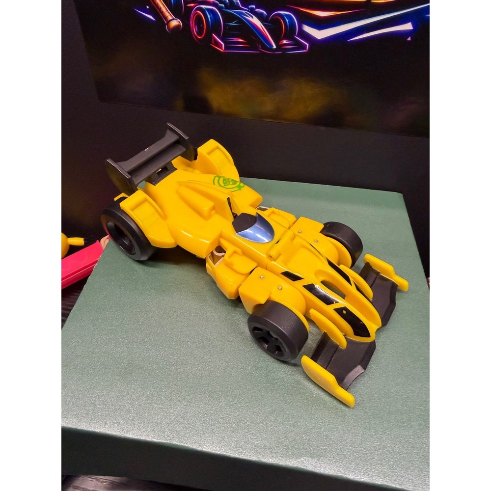 Hasbro Transformers Bumblebee Race Car Formula 1 Action Figure Yellow 2014