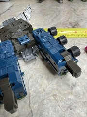 Transforming Toy Semi Truck Blue & Green #3 TRANSFORMER Warbotron Robot Off Road