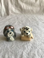 Dog Cat Puppy Kitty in My Pocket Animals Mini Figure Lot of 10 Some Flocked