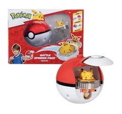 Pokemon Battle Spinning Top and Poke Ball Launcher| Pikachu