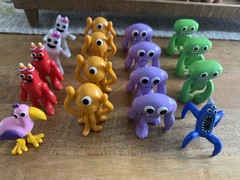 Garten Of Banban Mini Figure Lot Of 17 Josh, Fiddles, Flin, Banberina Etc