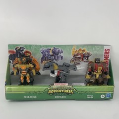 New Transformers Dinobot Adventures Predaking Grimlock Snarl 3 Piece Set