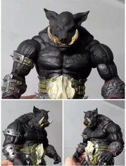 9in Xesray Studios Fit Only Head Combatants Fight For Glory Pig Red Yellow BLACK