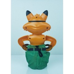 10″ Fox Bandit Masked Figure Posable Plastic PVC just fox no extra parts