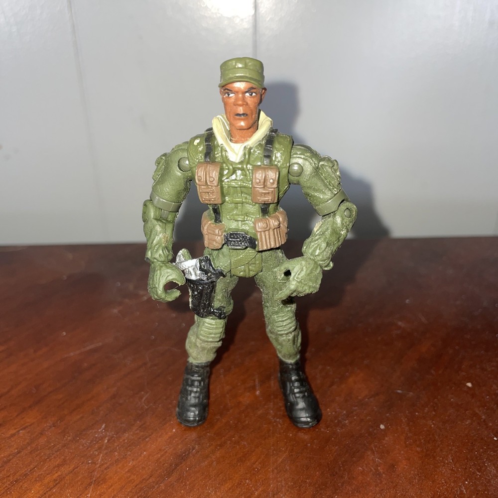Kong Skull Island PRESTON PACKARD 4″ figure w/ CAMO 2017 Lanard Samuel L Jackson