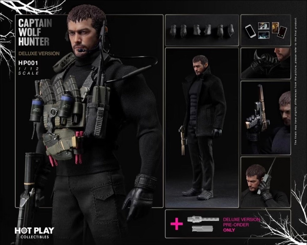 Hot Play HP001 Captain Wolf Hunter Deluxe Ver. 1/12 Action Figure