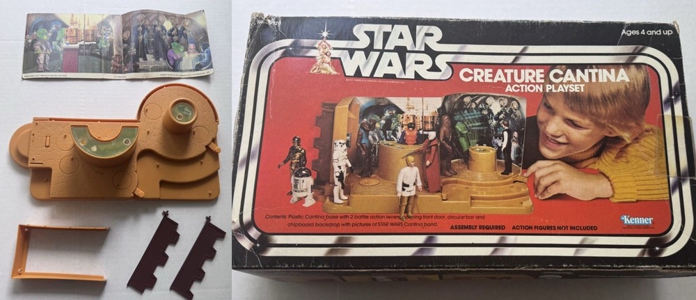 1978 Creature Cantina Action Playset STAR WARS COMPLETE in Box Contents RARE