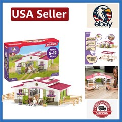 Complete 97-Piece Equestrian Playset with Barn, Horses & Accessories – Ages 5+