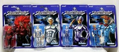 Super7 Reaction Silverhawks 4pk: MON*STAR., STEELHEART, BLUEGRASS, QUICKSILVER
