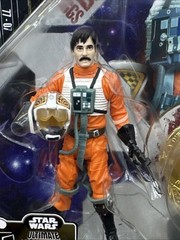 🎉​2007 Star Wars Ultimate Galactic Hunt #14 REBEL PILOT BIGGS DARKLIGHTER GOLD