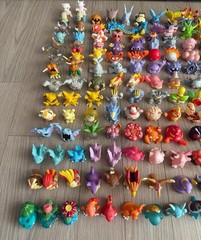 Pokemon 151 Complete Set Finger Puppet Figures Bandai Kids Gen 1 Kanto Japan