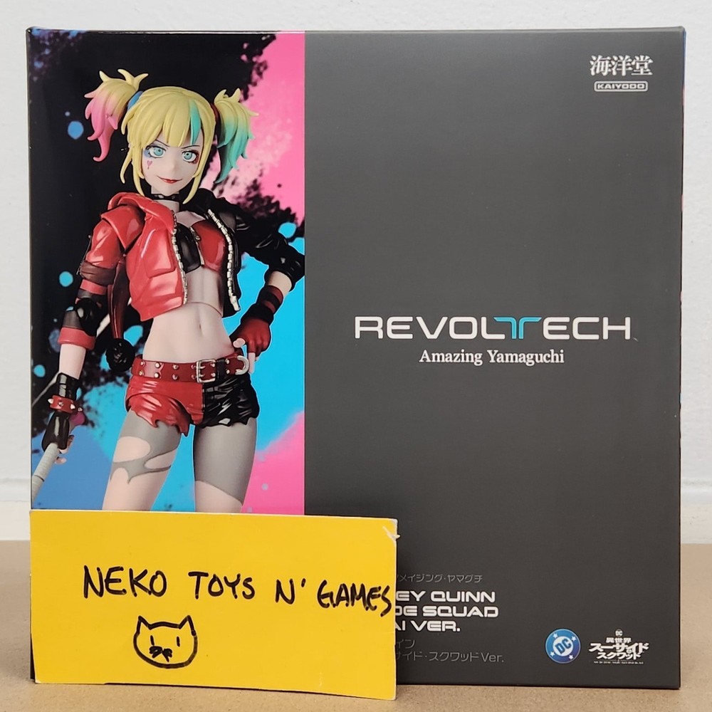 Kaiyodo Revoltech Amazing Yamaguchi Harley Quinn Suicide Squad Isekai Ver.!!