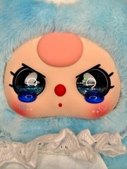 Baby Three BB3 Lily Rabbit Town V5 400% Pink Blue Bunny Crying Eyes Plush New