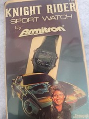 VINTAGE 80’S ARMITRON KNIGHT RIDER SPORT WATCH W/ PACKAGE VHTF EXTREMELY RARE
