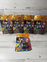 Lot of 7 Matchbox 1988 Pee-Wee Playhouse Figures Jambi the Genie/Randy & Globey