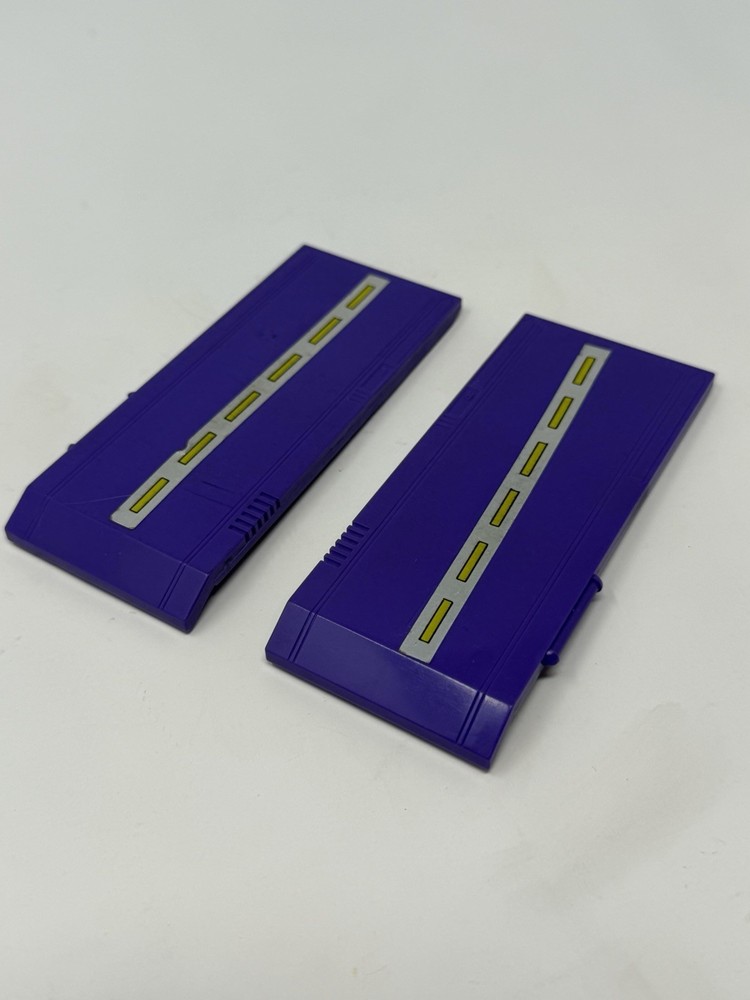 1986 G1 Transformers Trypticon Left & Right Purple Loading Ramps Set – Authentic